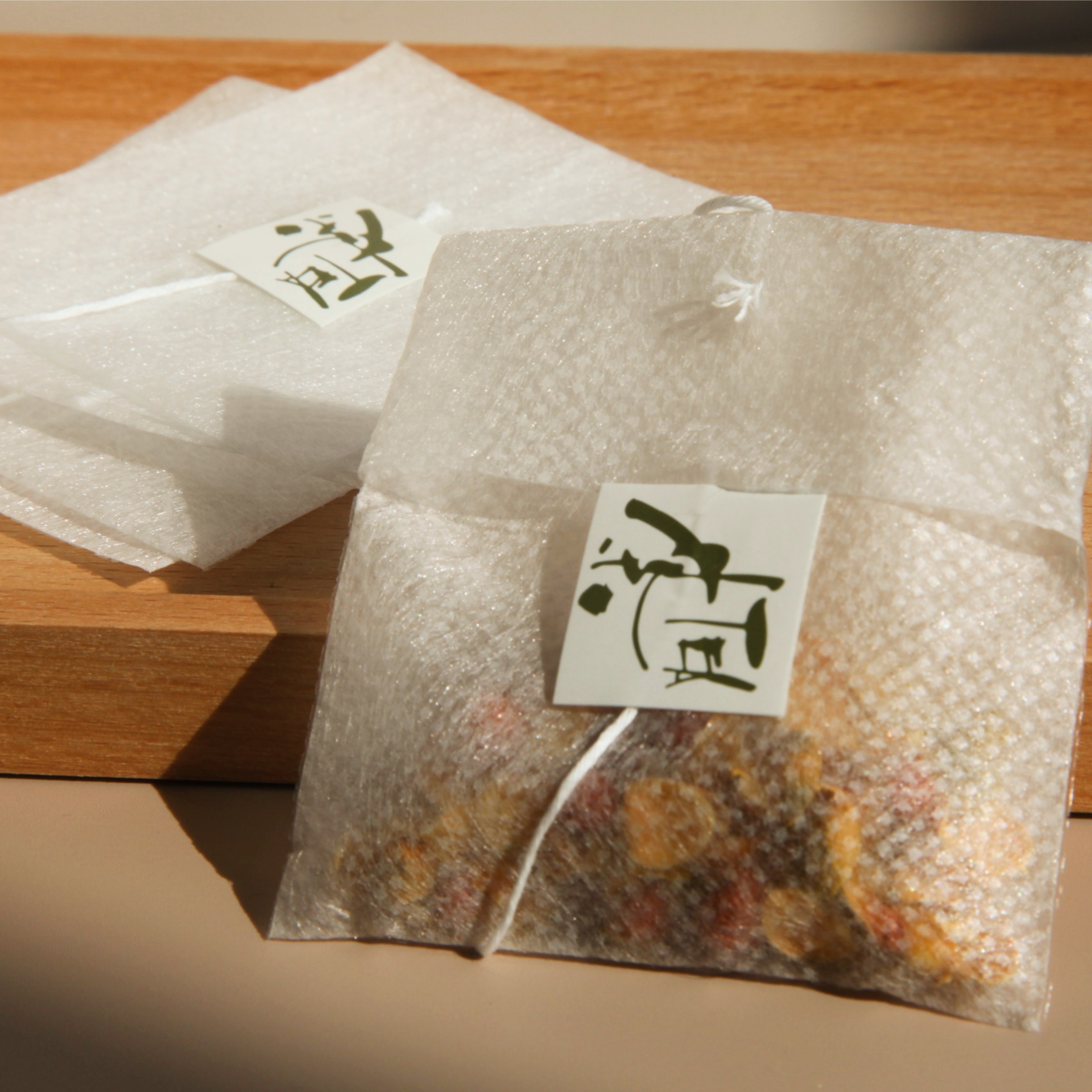 boadegradable tea bag